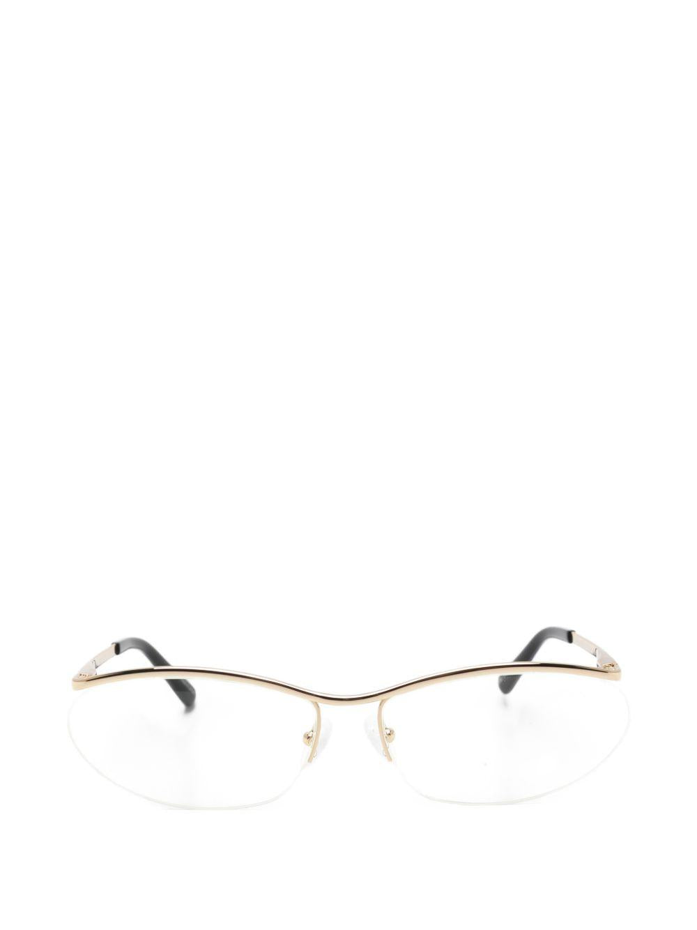 Occhiali Charlotte di Linda Farrow in oro The attico x linda farrow - donna 