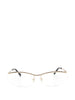 Occhiali Charlotte di Linda Farrow in oro The attico x linda farrow - donna