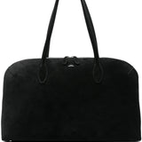 Borsa a spalla in suede in nero Toteme - donna 
