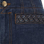 Shorts con bordi intrecciati awaken  in  blu Zimmermann - donna 