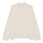 Maglione William a collo alto écru 