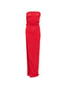 Top con spacco drappeggiato in rosso Rick owens lilies - donna