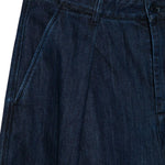 Jeans a pieghe in blu Ymc - uomo 