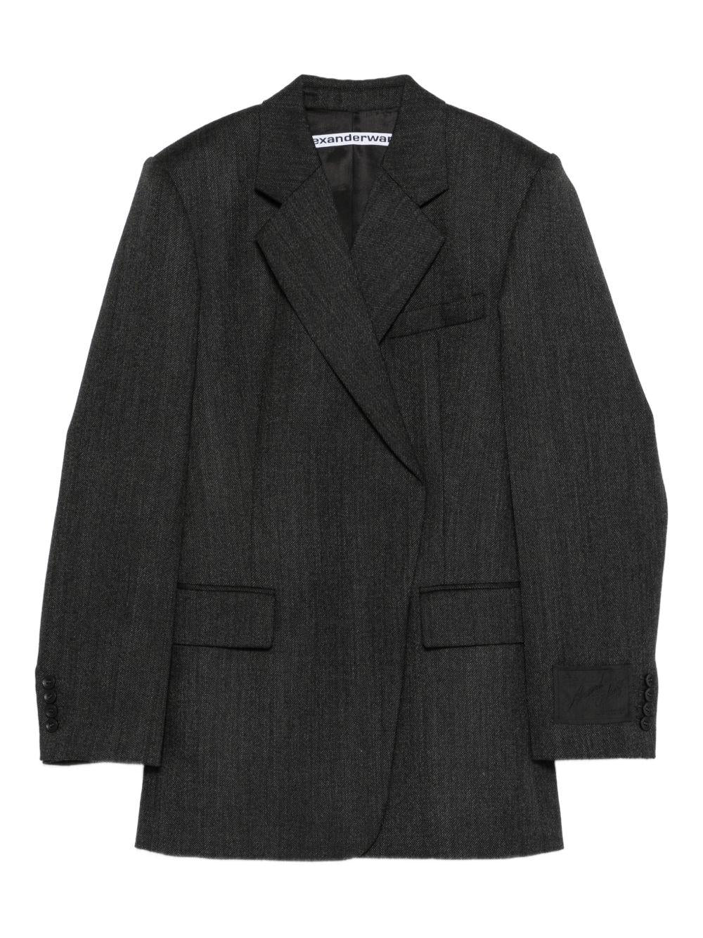 Abito corto stile blazer in nero Alexander wang - donna 