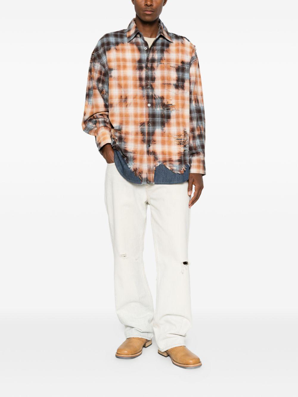 Camicia a quadri multicolore Feng chen wang - uomo 