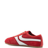 Sneakers con strisce laterali in rosso Dries van noten - donna 