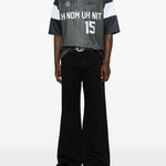 T-shirt con stampa floreale in grigio Ih nom uh nit - uomo 
