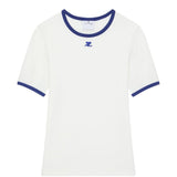 T-shirt con logo in bianco Courrèges - donna 