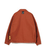 Giacca con zip in arancione Undercover - uomo 