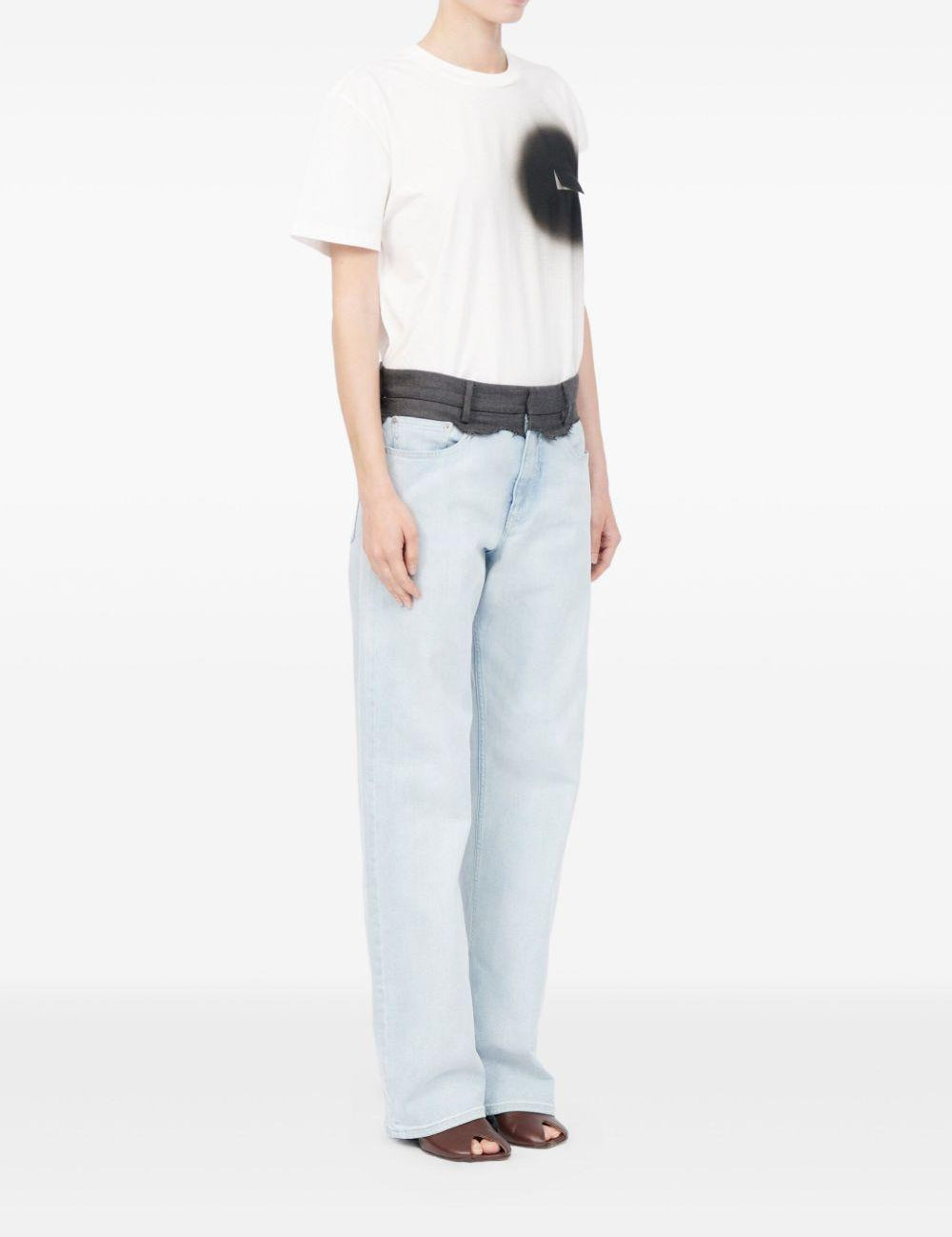 Pantaloni sartoriali con 5 tasche in blu Mm6 maison margiela - donna 