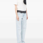 Pantaloni sartoriali con 5 tasche in blu Mm6 maison margiela - donna 
