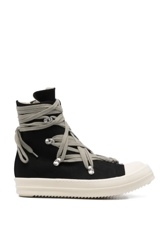 Sneakers megalace in nero Rick Owens Drkshdw - uomo 