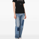 T-shirt con decorazione in nero Moschino - donna 