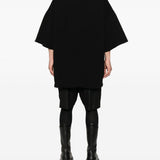 T-shirt con scollo a v in nero Rick owens - uomo 