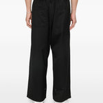 Pantaloni con coulisse in nero Y-3 - uomo 