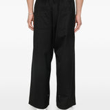 Pantaloni con coulisse in nero Y-3 - uomo 