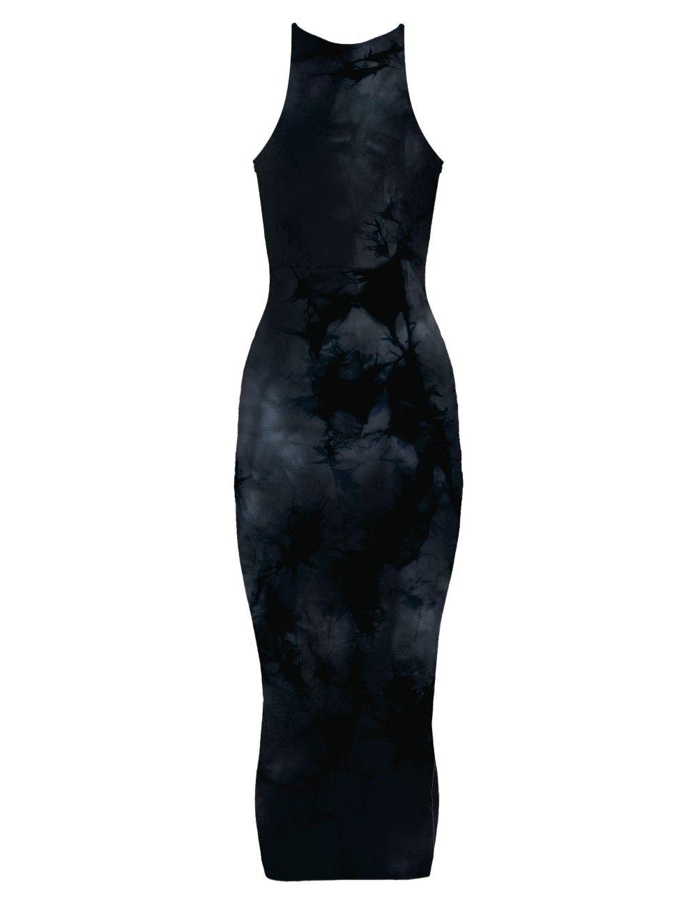 Abito con fantasia tie dye in blu Wolford - donna 