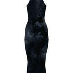 Abito con fantasia tie dye in blu Wolford - donna 