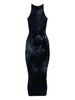 Wolford women's blue tie-dye pattern dress