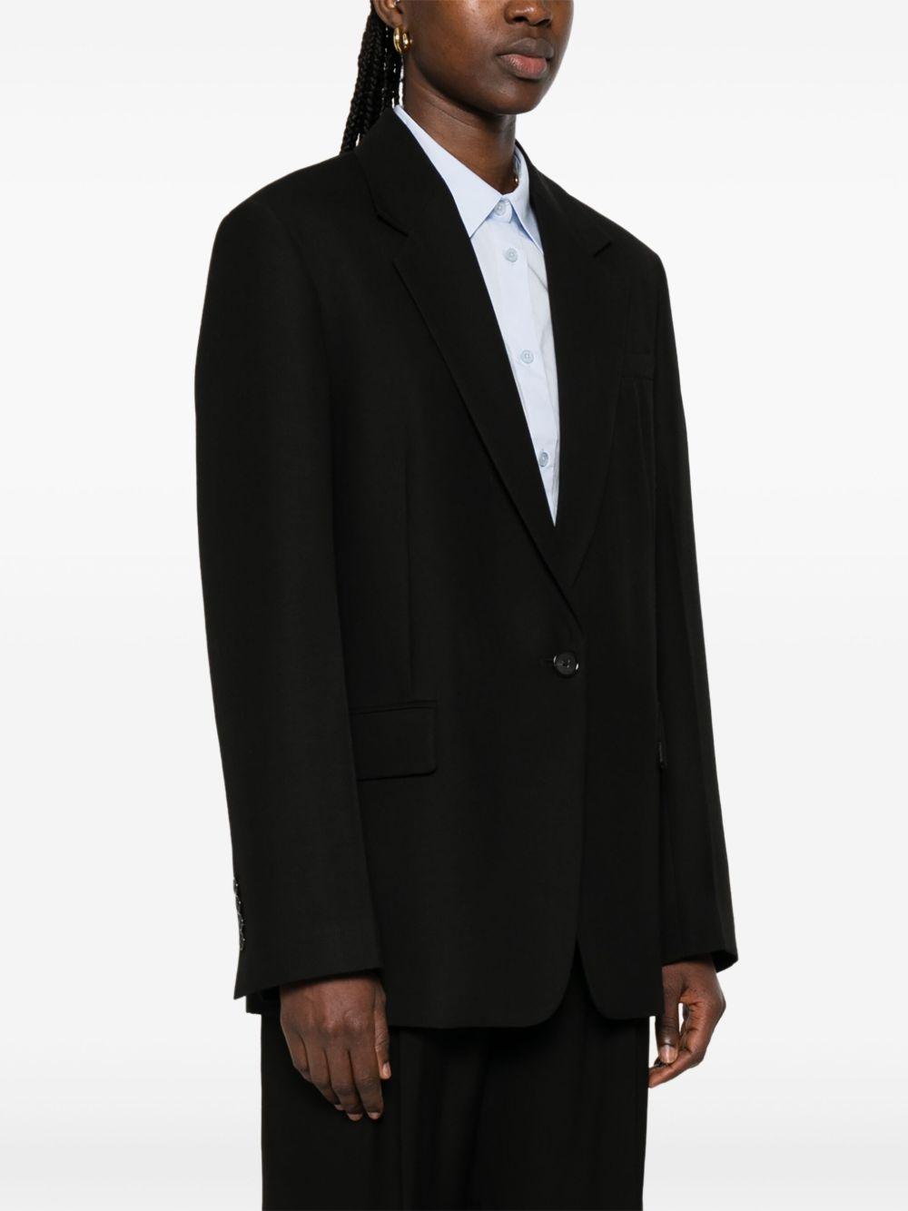 Blazer sartoriale monopetto in nero Toteme - donna 