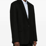 Blazer sartoriale monopetto in nero Toteme - donna 
