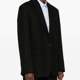 Blazer sartoriale monopetto in nero Toteme - donna 