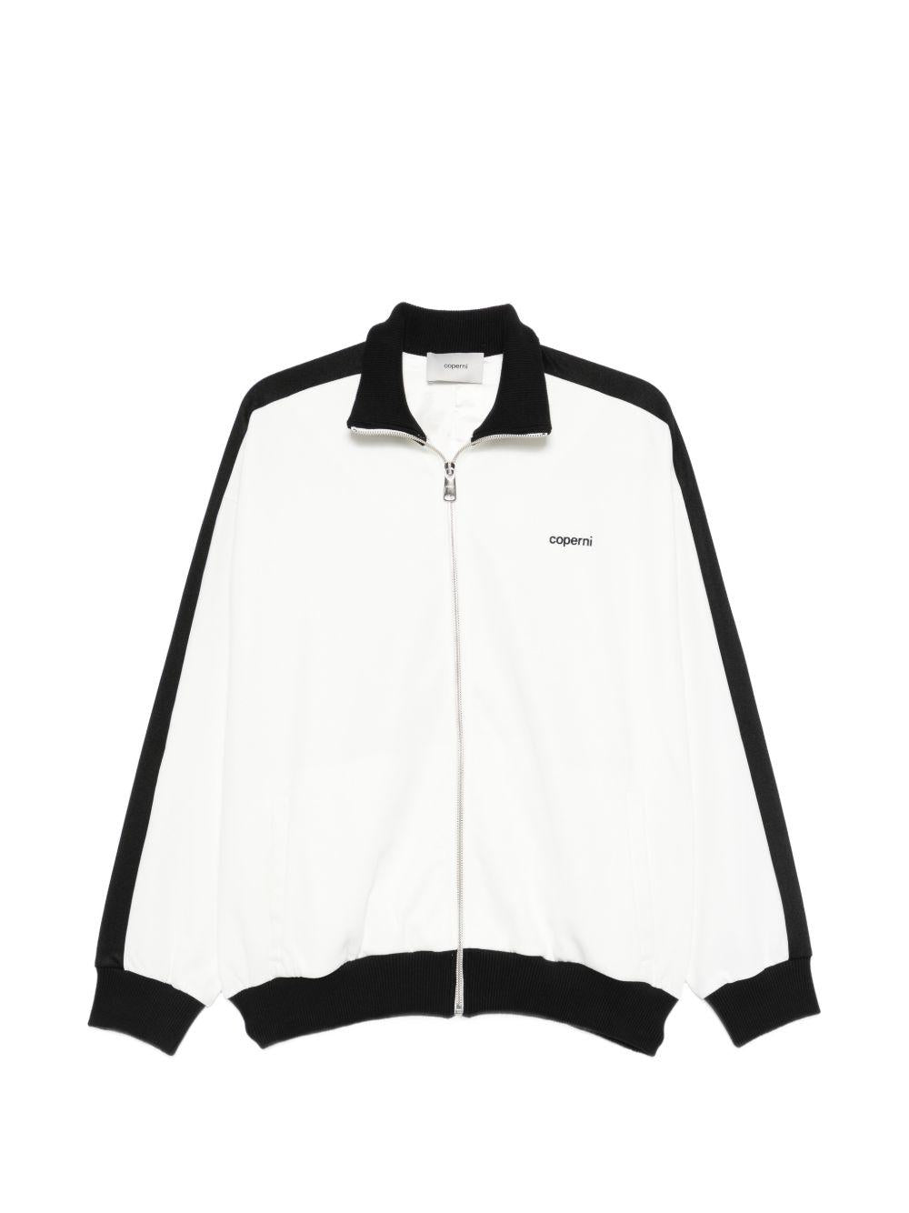 Felpa con zip in bianco Coperni - donna 