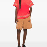 T-shirt con tasca sul petto in rosso Found - uomo 