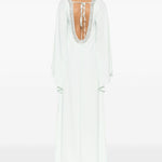 Abito lungo con gemme in verde menta chiaro Amen - donna 