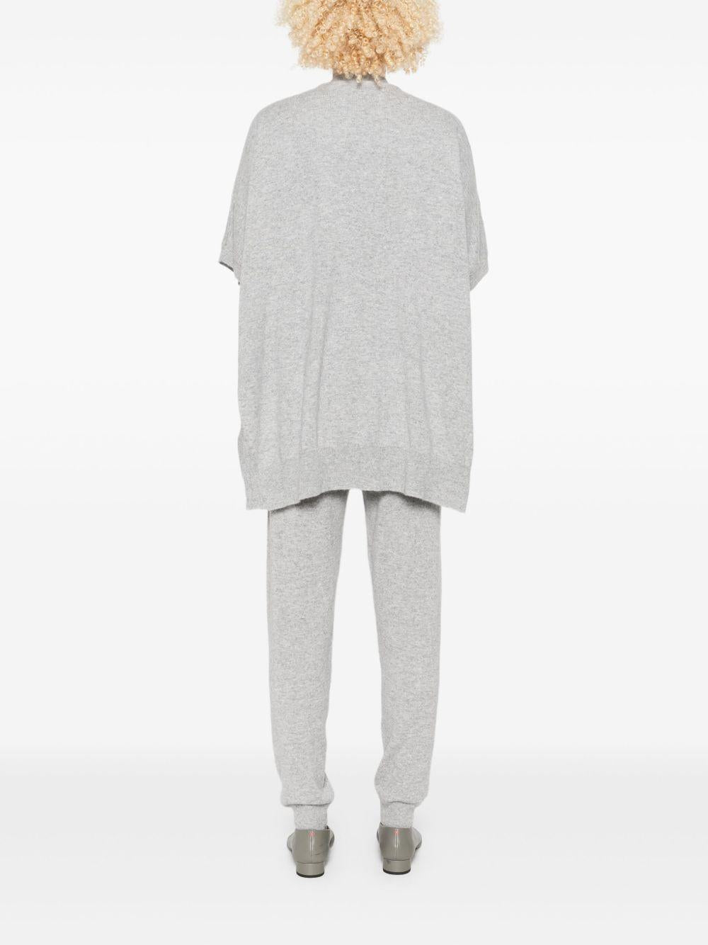 Cardigan a maniche corte in grigio Gotha - donna 