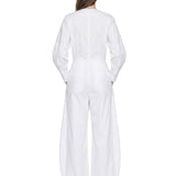 Tuta a maniche lunghe drew in bianco Th Latest - donna 
