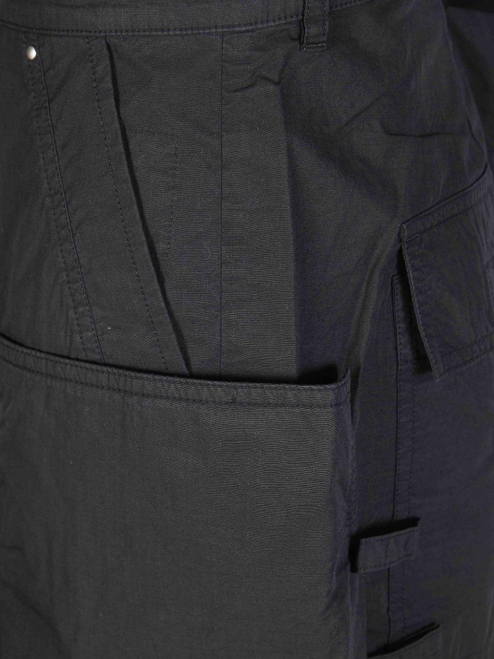 Pantaloni cargo stefan  in nero Rick owens drkshdw - uomo 