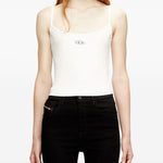 Top T-Hupy-Od in bianco Diesel - donna 