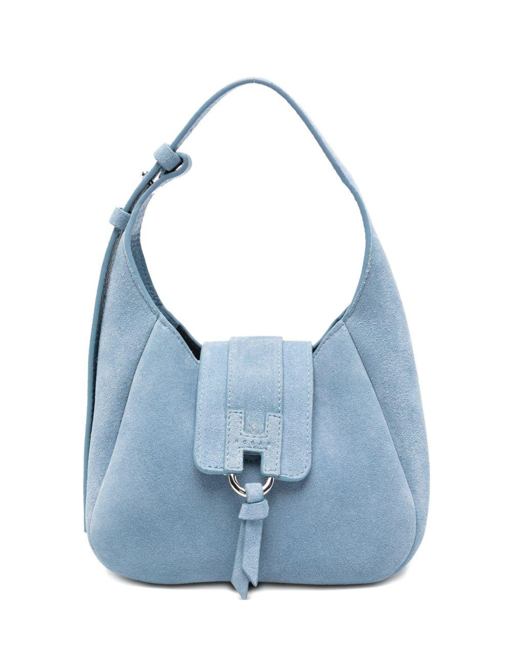 Borsa a spalla con logo H in blue Hogan - donn 