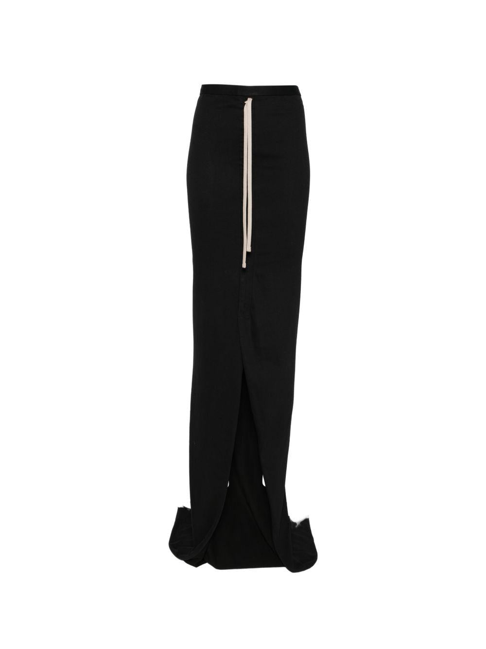 Gonna maxi regolabile in nero Rick Owens x Moncler - donna<BR/> 