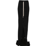 Gonna maxi regolabile in nero Rick Owens x Moncler - donna<BR/> 