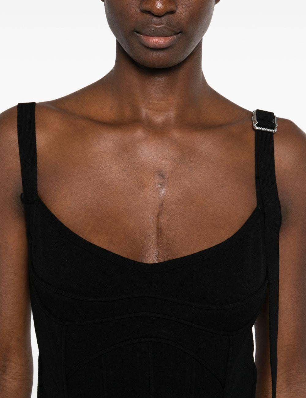 Abito midi in nero The attico - donna 
