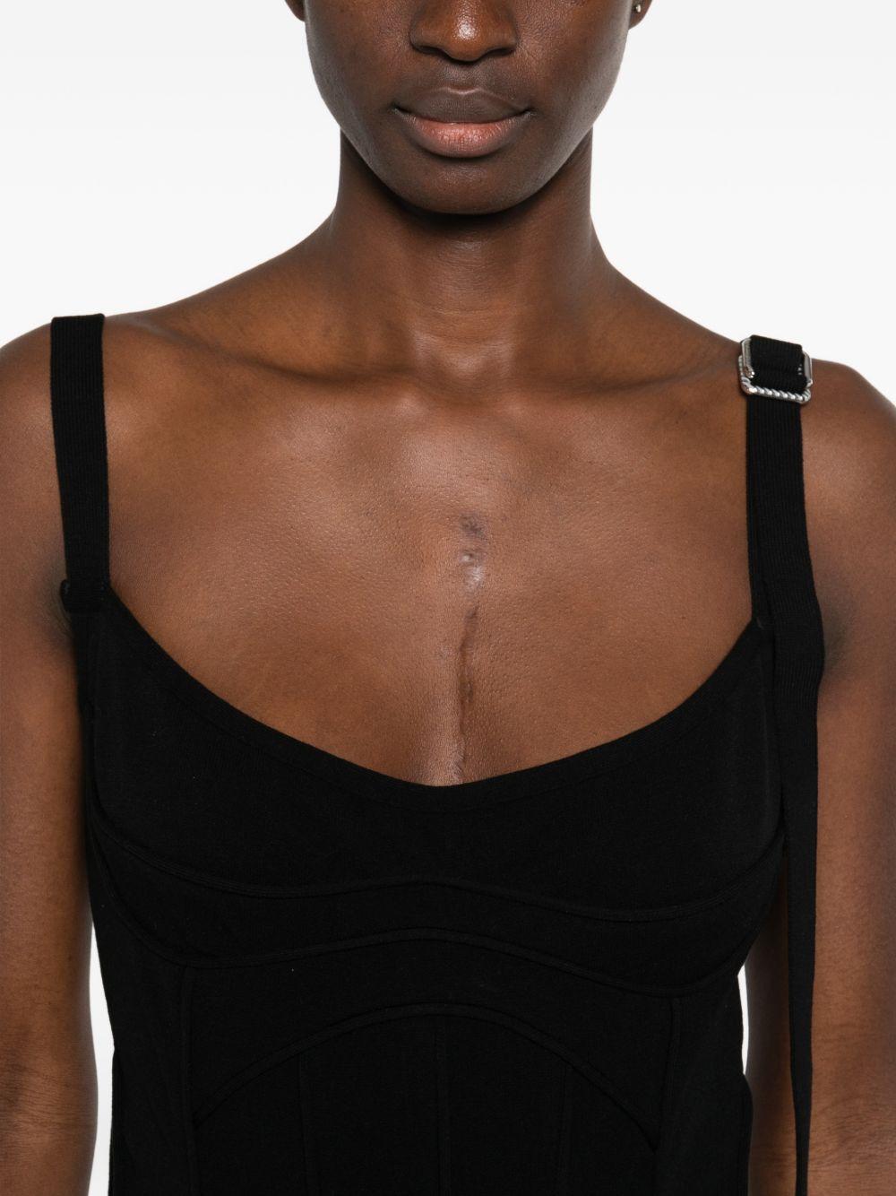 Abito midi in nero The attico - donna 