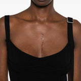 Abito midi in nero The attico - donna 