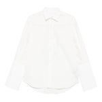 Camicia a maniche lunghe in bianco Mm6 maison margiela - donna 