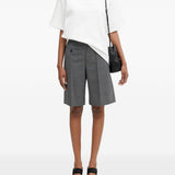 T-shirt a maniche corte con logo in bianco Mm6 maison margiela - unisex 