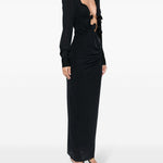 Abito Venus con scollo profondo in nero Christopher esber - donna 