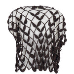 Top all'uncinetto in marrone Antonelli - donna 