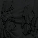 T-shirt con balze in nero Comme des garcons - donna 