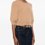 Maglione girocollo Lorelai in beige Khaite - donna 