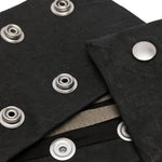 Choker con chiusura a pressione in nero Rick owens drkshdw - unisex 
