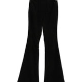 Jeans a zampa in nero Rick owens - donna 