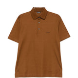 Polo a maniche corte in marrone Zegna - uomo 
