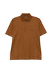 Polo a maniche corte in marrone Zegna - uomo