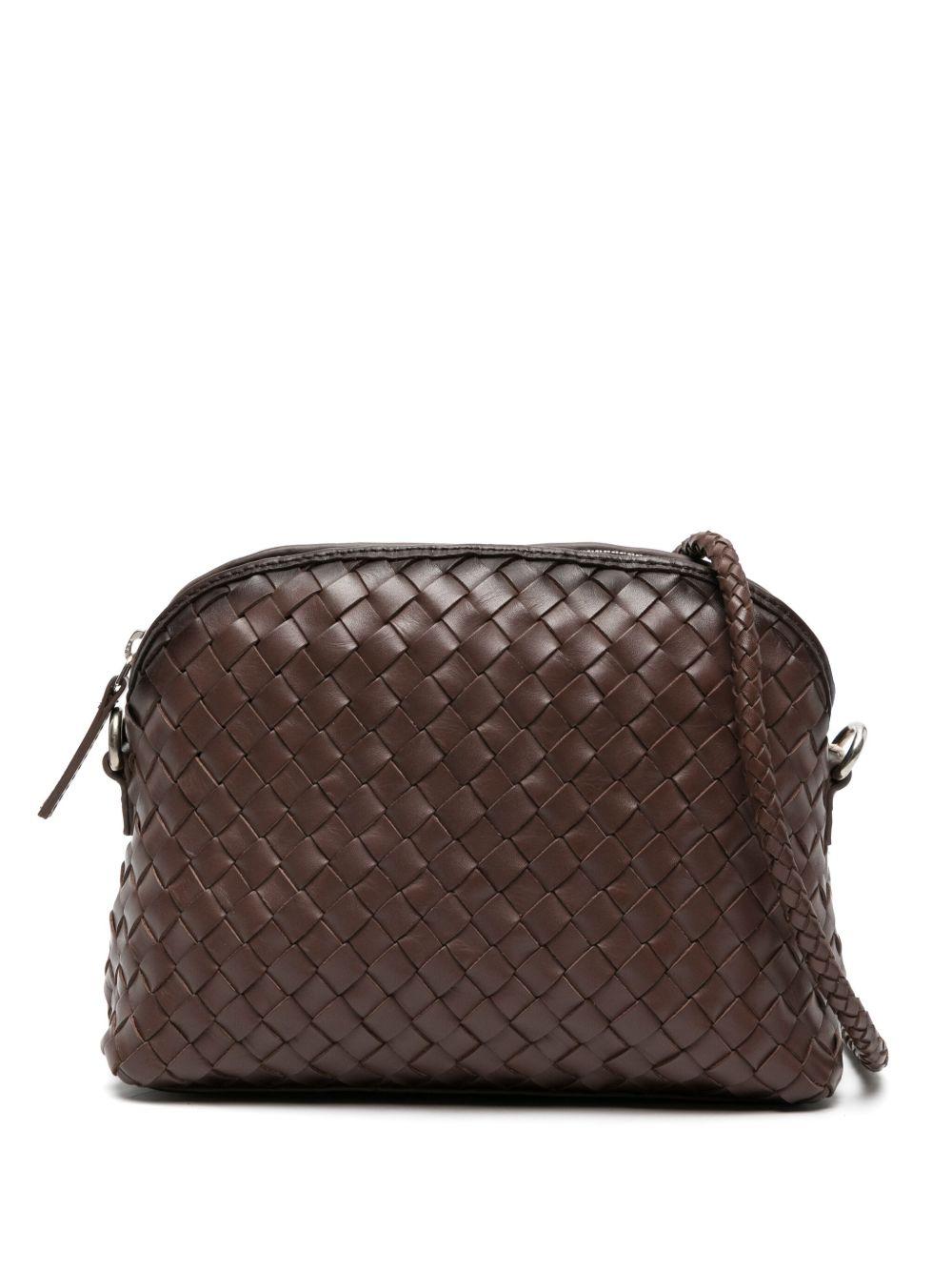 Borsa a tracolla Fellini in marrone scuro Dragon Diffusion - donna 